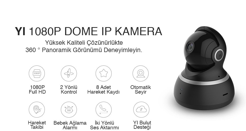 Yi Dome 1080P IP Kamera - YHS.2016